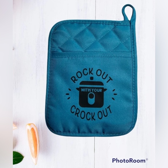 Other - "Rock Out with your Crock Out" Hot Pad